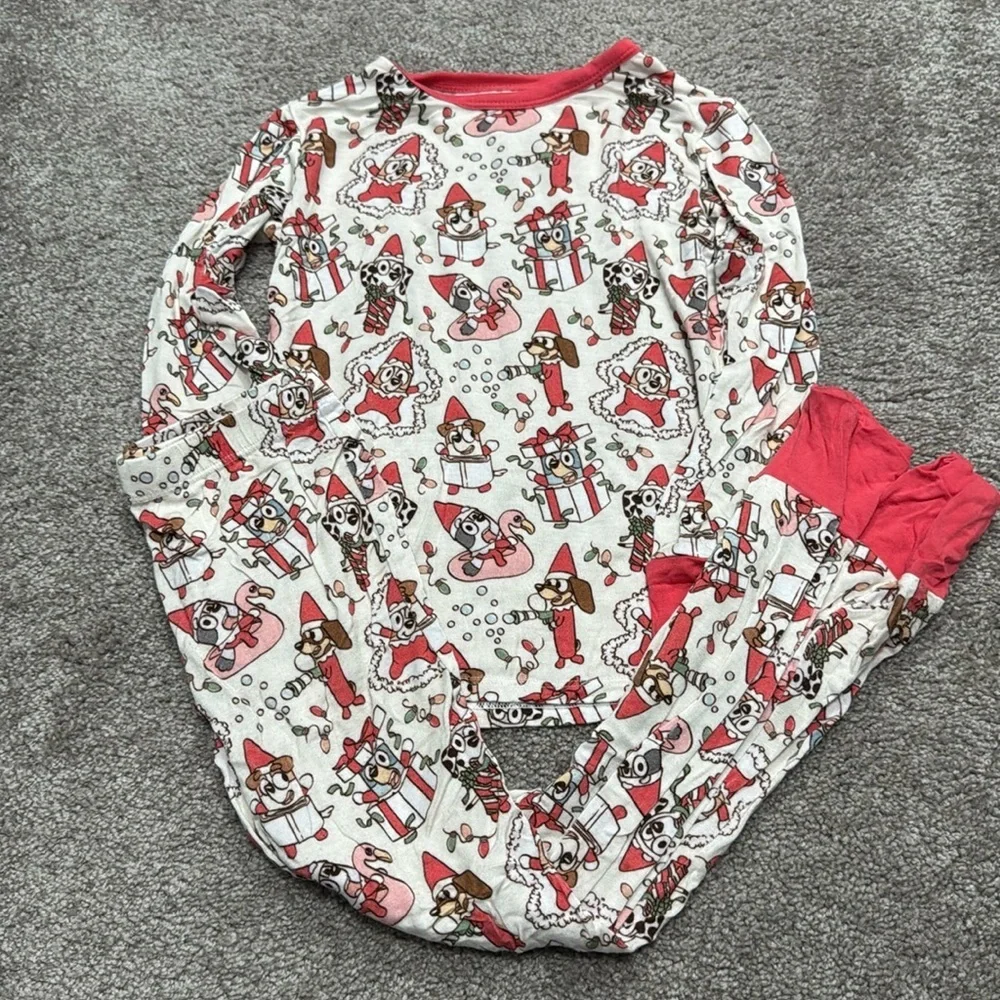 Little Snuggle Bluey & Friends Holiday Pajamas